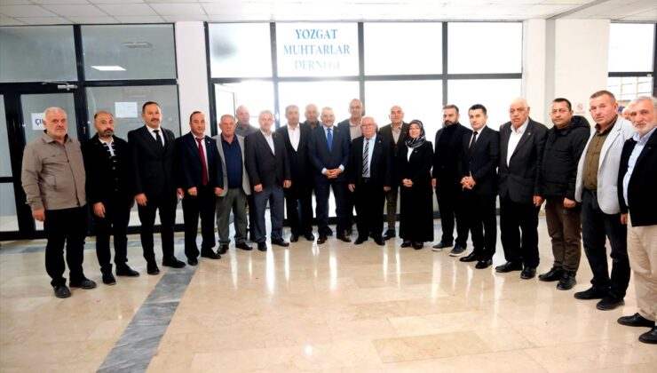 Yozgat Valisi Özkan, 19 Ekim Muhtarlar Günü’nde muhtarlarla bir araya geldi